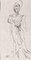 Mino Maccari, Figure of Woman, Pen Drawing, 1935 1