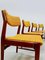 Vintage Danish Dining Chairs in Orange, 1960s, Image 3