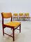 Vintage Danish Dining Chairs in Orange, 1960s 4