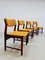 Vintage Danish Dining Chairs in Orange, 1960s 2