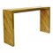 Italian Console Table in Brass and Bamboo 1