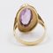 Vintage 14k Yellow Gold Ring with Amethyst, 1960s, Image 4