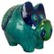 Colorful Fat Lava Pottery Piggy Bank attributed to Bay Ceramics, Germany, 1970s, Image 1