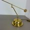 Large Brass and Metal Swing-Arm Table Lamp in the Style of Sciolari from Bankamp Leuchten, 1980s 14