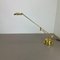 Large Brass and Metal Swing-Arm Table Lamp in the Style of Sciolari from Bankamp Leuchten, 1980s 19