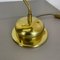 Large Brass and Metal Swing-Arm Table Lamp in the Style of Sciolari from Bankamp Leuchten, 1980s 13