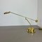 Large Brass and Metal Swing-Arm Table Lamp in the Style of Sciolari from Bankamp Leuchten, 1980s 2