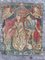 Vintage French Hand Painted Tapestry with Medieval Museum Design, 1960s 2