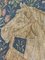 Vintage French Hand-Printed Medieval Design Noble Amazon Tapestry, 1960s, Image 15