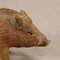 Antique Wild Boar Piggy Bank in Clay, 1890s, Image 4