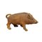 Antique Wild Boar Piggy Bank in Clay, 1890s 2