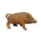 Antique Wild Boar Piggy Bank in Clay, 1890s, Image 2