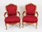 Antique Louis XV Revival Giltwood Armchairs, 19 Century, Set of 2, Image 20