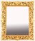 Espejo italiano florentino de madera dorada, siglo XIX, Imagen 15