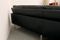 German Four-Seater Sofa in Black Leather, 1960s, Immagine 12