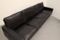 German Four-Seater Sofa in Black Leather, 1960s, Image 10