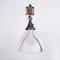 Lámpara de pared vintage de latón cobrizo de Holophane, Imagen 1
