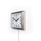 Vintage Art Deco Square Illuminated Clock from Smiths of London 2