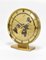 Reloj de mesa Kundo GMT World Time Zone grande de latón de Kieninger & Obergfell, años 60, Imagen 5