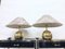 Vintage Brass Ball Lamps, 1980s, Set of 2 7