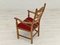 Danish Armchair in Oak Wood & Wool, 1960s 3