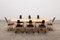 Large Table with Chairs by Peter Opsvik for Stokke, 1990s, Set of 9 1