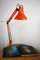 Orange Adjustable Achitect Table Lamp by Tep, 1970s, Image 3