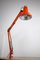 Orange Adjustable Achitect Table Lamp by Tep, 1970s, Image 10
