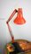 Orange Adjustable Achitect Table Lamp by Tep, 1970s 10