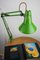 Green Adjustable Achitect Table Lamp by Tep, 1970s 3