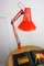 Red Adjustable Achitect Table Lamp by Tep, 1970s 13