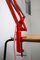 Red Adjustable Achitect Table Lamp by Tep, 1970s 6