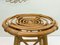 Mid-Century French Bamboo Stool with Spiral Seat, 1950s, Image 5