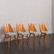 Vintage Czechoslovakian Model 514 Chairs by Radomir Hofman for Ton, 1960s, Set of 4 1