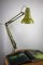 Lámpara de mesa Achitect ajustable en verde, años 70, Imagen 3