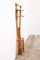 French Bamboo Wall Coat Rack with Large Mirror, 1960s, Image 6