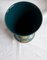 Vintage German Ceramic Vase with Mint Green Line Decor from Carstens, 1960s 3