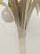 Lampada da terra vintage a forma di palma dorata nello stile di Hans Kögl, Italia, anni '70, Immagine 4