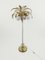 Lámpara de pie italiana vintage en forma de palmera dorada al estilo de Hans Kögl, años 70, Imagen 1