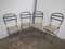 Wooden and Metal Garden Chairs, 1950s, Set of 4 1