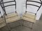 Wooden and Metal Garden Chairs, 1950s, Set of 4, Image 10