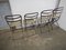 Wooden and Metal Garden Chairs, 1950s, Set of 4, Image 2