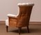 19th Century Victorian White Cotton Deconstructed Tufted Scroll-Back Chair, 1920s 4
