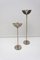 Art Deco Chrome Candleholders, Central Europe, 1930s, Set of 2 2
