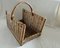 Vintage French Woven Storage Basket, 1960s 8