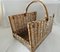 Vintage French Woven Storage Basket, 1960s 9