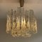 Ice Glass Chandelier from Kalmar, 1970s 5