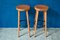 Chalet-Style Pine Bar Stools, 1970s, Set of 2, Image 1