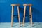 Chalet-Style Pine Bar Stools, 1970s, Set of 2 3