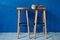 Chalet-Style Pine Bar Stools, 1970s, Set of 2, Image 4